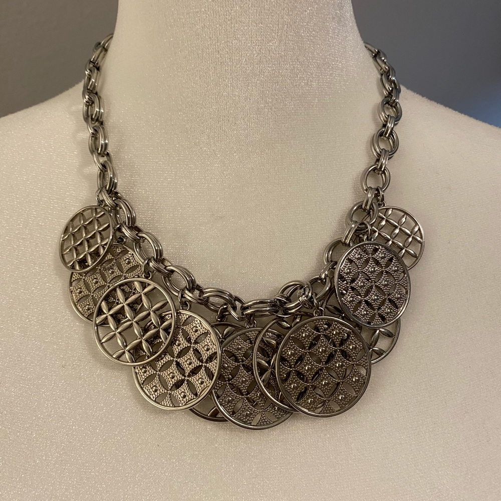 Silver Statement Necklace